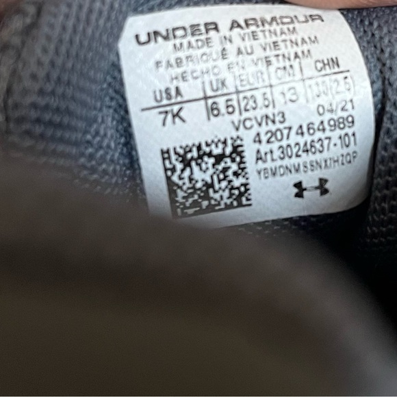 Infant Under armour & Shaw Sneakers - Picture 6 of 9